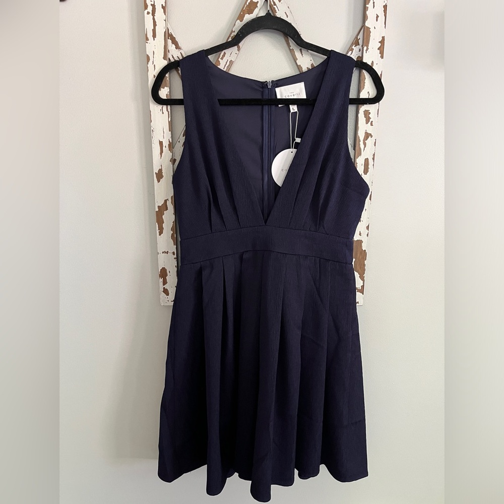The Coverii‎ Navy Blue Dress NWT Size Large